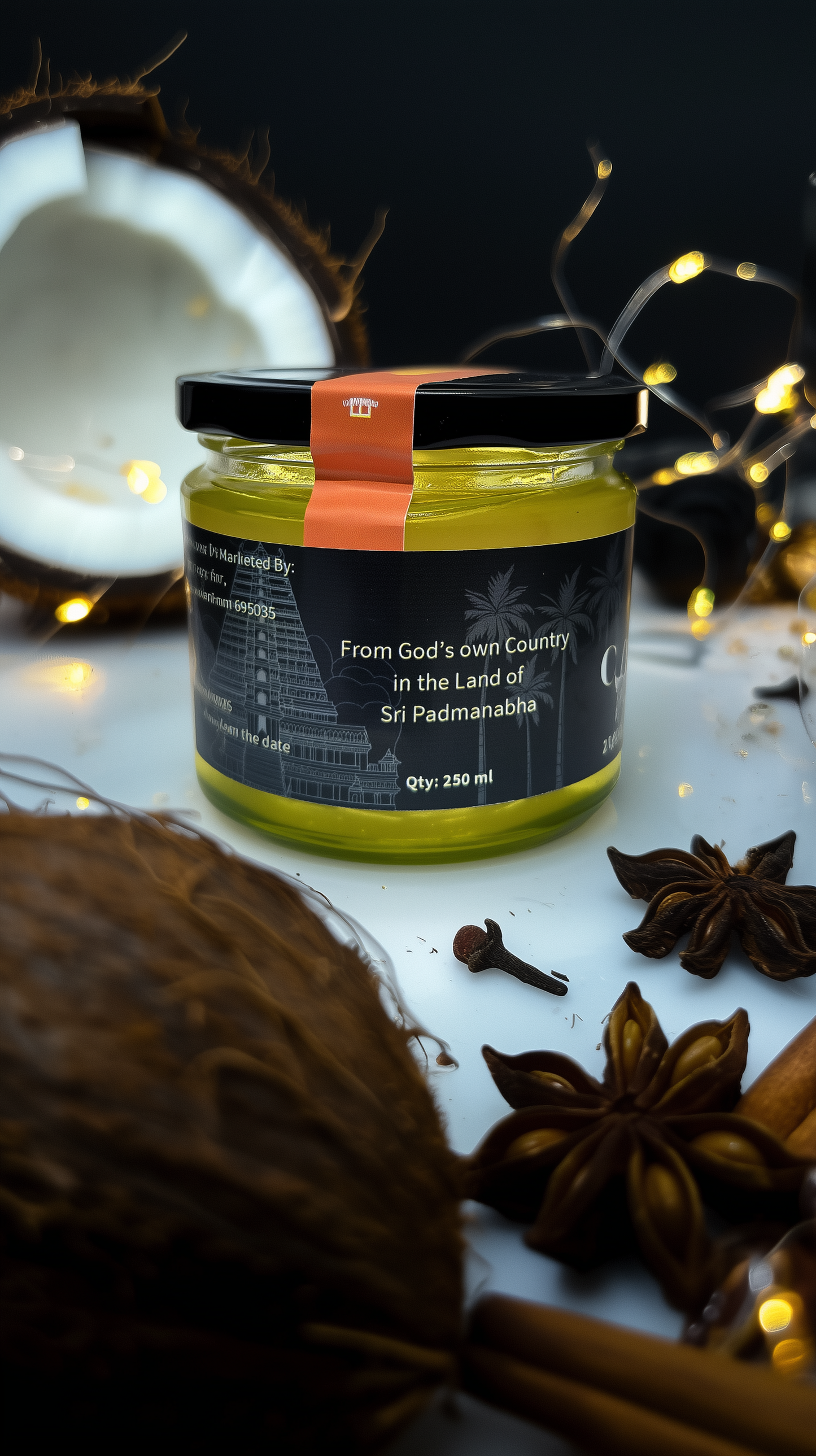 Virgin Coconut Oil Infused With Turmeric