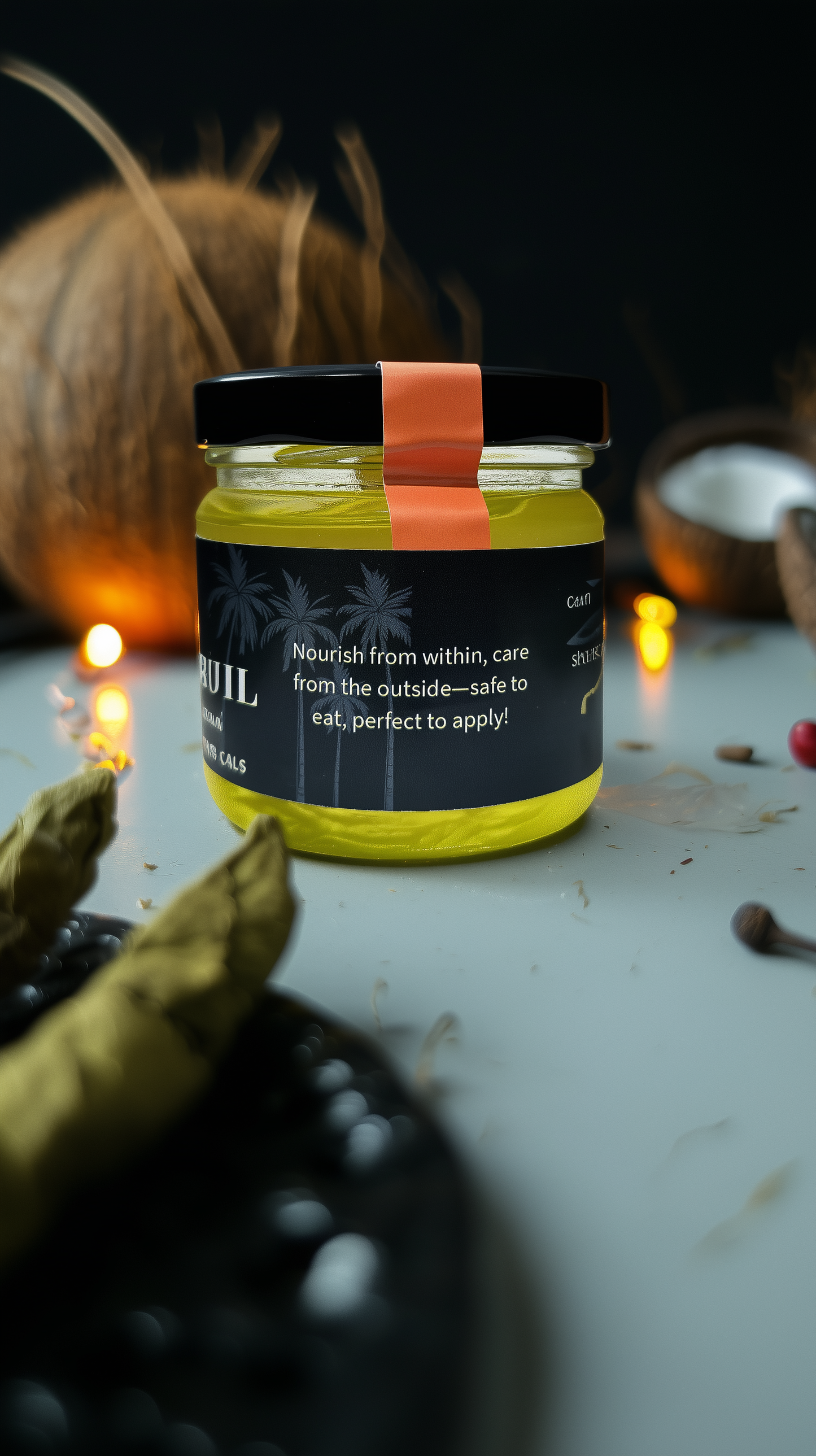 Virgin Coconut Oil Infused With Turmeric